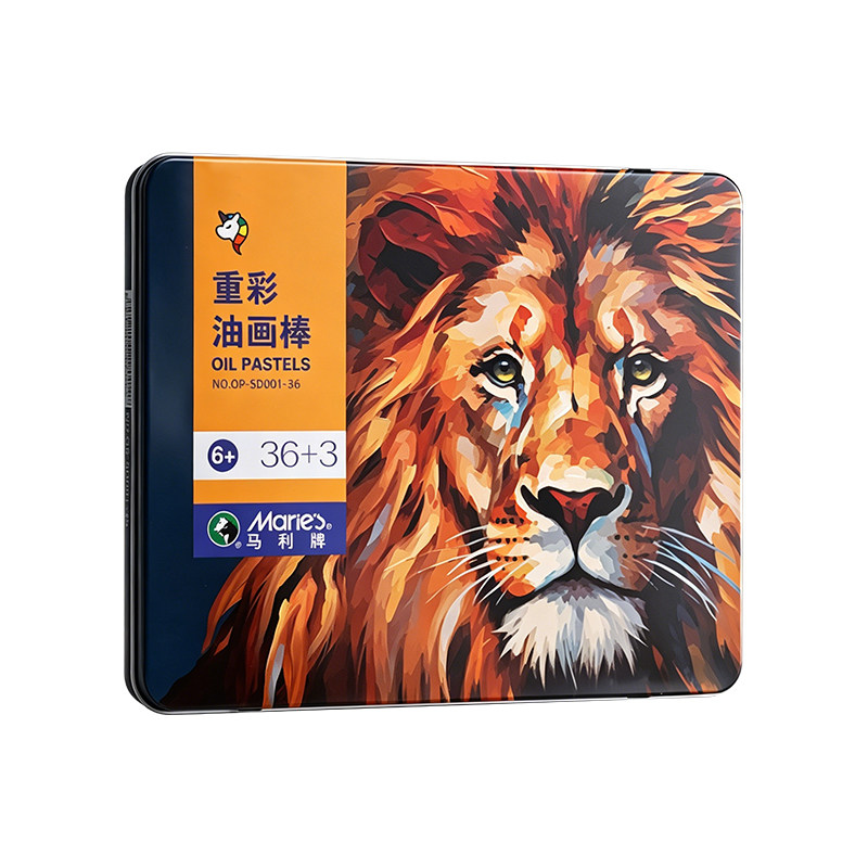 马利超软油画棒软性蜡笔马卡龙色