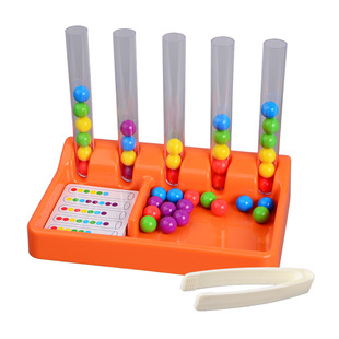 夹珠子儿童专注力训练捡豆子幼儿园感统思维玩具注意力精细动作教