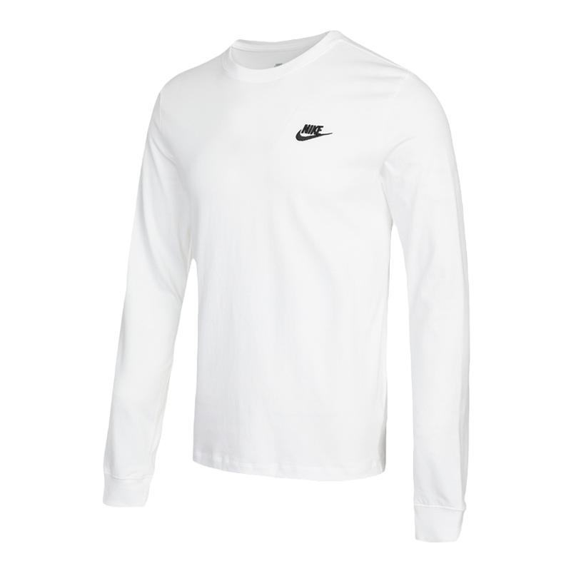 Nike耐克2023新款男装休闲宽松圆领卫衣套头衫长袖T恤AR5194-100