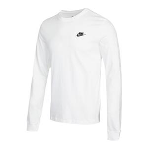 Nike耐克2023新款男装休闲宽松圆领卫衣套头衫长袖T恤AR5194-100