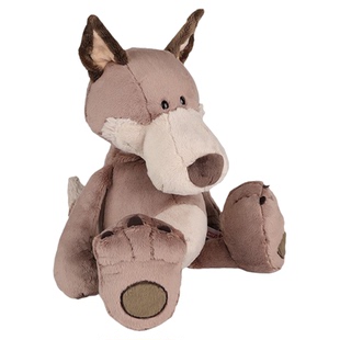 德国NICI专柜正品森林大灰狼伍迪小狼毛绒玩具公仔玩偶生日礼物