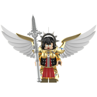 战锤40K战斗修女小队双生圣女圣像旗手周边积木人仔拼装玩具模型