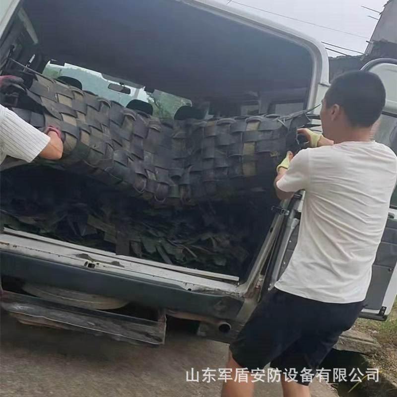 厂家批发爆破工程防护网轮胎被飞石皮炮炮爆破炮帘防护垫编织