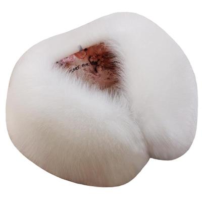 皮草羽绒服白色通用仿狐狸毛单买