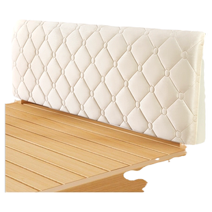 木头硬板床头套罩2024新款全包加厚床头保护套床靠背套罩软包靠垫