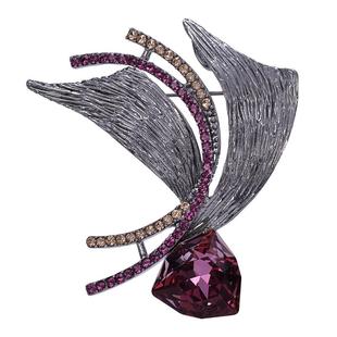 Eternelle法国永恒羽翼蹁跹胸针高档秋冬饰品别针扣大牌胸花气质