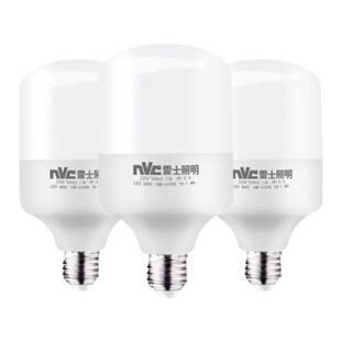 雷士照明LED灯泡e27螺口大功率球泡家用厂房节能超亮螺旋45W60瓦