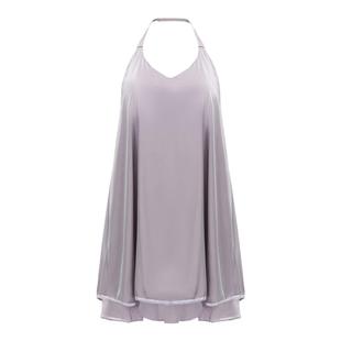 赵露思同款连衣裙挂脖睡衣女款性感吊带睡裙夏天露背冰丝可爱纯欲