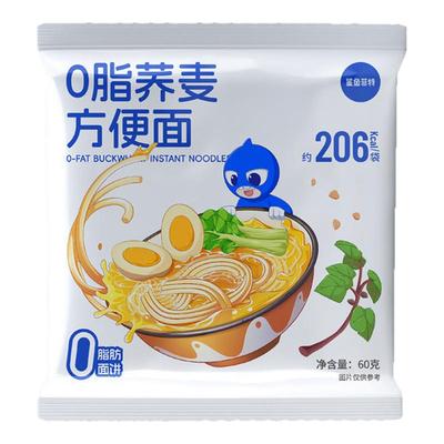 0脂荞麦方便面60g健身控脂冲泡