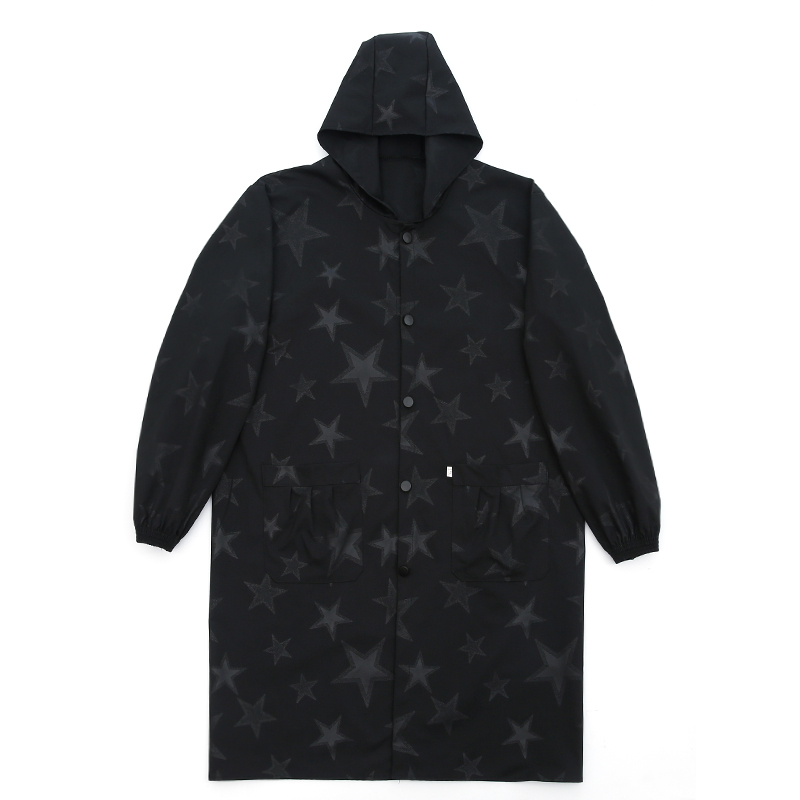 罩衣大人防脏秋冬防水防油加绒加厚男女工作服长袖羽绒服外套护衣