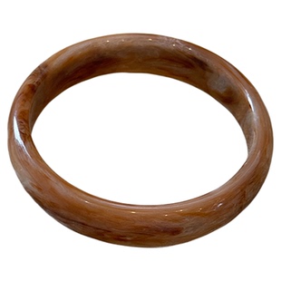 中古vintage亚克力宽手镯子复古小众叠戴手环女冷淡系轻奢手饰品