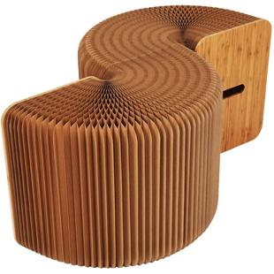 十八纸换鞋凳伸缩折叠长凳床尾凳子可叠放创意多功能入户矮凳家用