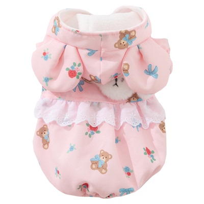 小狗狗衣服冬装加厚加绒保暖泰迪比熊猫咪小型幼犬秋冬季宠物棉衣