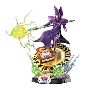 AREAX砖区游戏王积木黑魔导国产潮玩手办正品版授权拼装玩具摆件