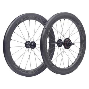 清仓SILVEROCK SR38C 349轮组小布碳轮16寸1 3/8外3速5速轮组