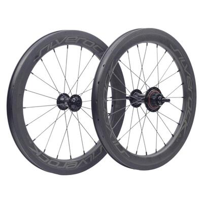 碳纤维349轮组16寸小布单车轮子