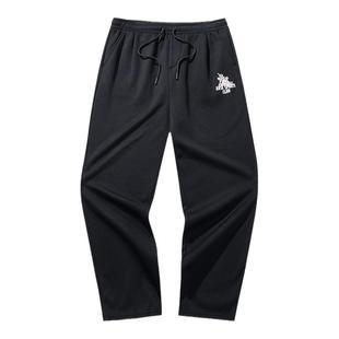 安踏阔腿裤丨美式复古休闲运动长裤女裤宽松直筒卫裤子162448304