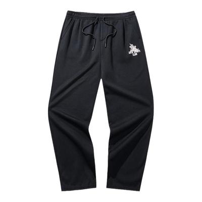 安踏女加绒宽松直筒休闲卫裤