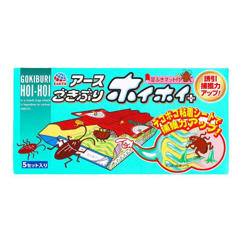 日本进口安速蟑螂屋粘板小强恢恢诱饵盒捕捉贴蟑螂药小屋家用厨房