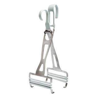 厨房工具防烫夹子 不锈钢取碗夹盘器 蒸锅硅胶防滑神器三爪提盘器