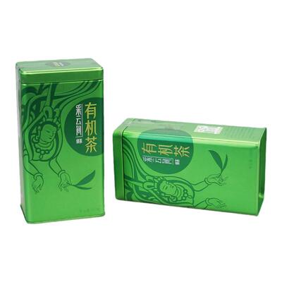 高山有机绿茶铁罐装有机更放心