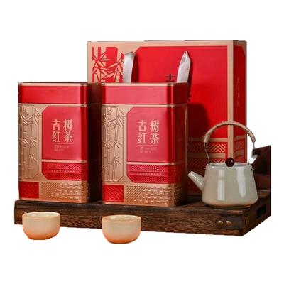 滇红古树红茶半斤一斤装铁罐礼盒