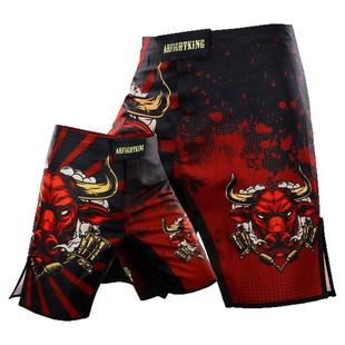 搏击格斗运动训练定制MMA短裤男女柔术训练比赛UFC泰拳击速干健身