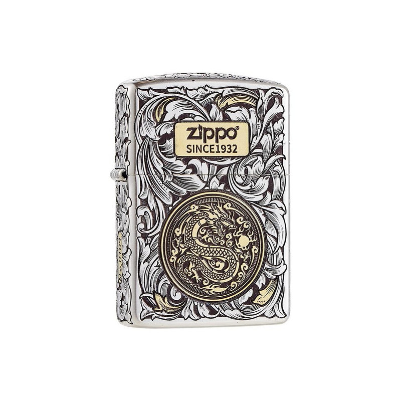 ZIPPO错金银马到成功十二生肖