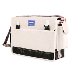 戴小包加厚特大号水电工木工收纳工具包帆布多功能加大空间双道