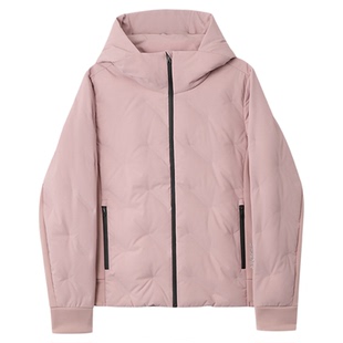 SPYDER蜘蛛秋冬女子防风鹅绒短款连帽便捷收纳轻羽绒服25MR204W