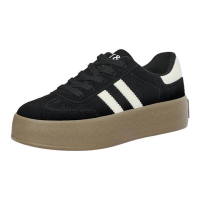 星期六时尚拼色板鞋休闲鞋