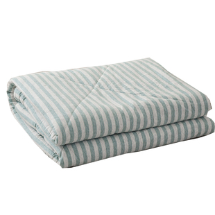 日本无印可机洗天竺棉春秋被芯针织纯棉儿童良品空调薄被夏凉被子