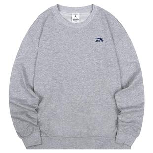 安踏卫衣男款春季新款圆领透气宽松休闲长袖潮流百搭上衣官方正品