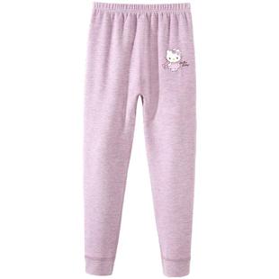 儿童保暖裤自发热女童秋裤宝宝棉毛裤暖暖裤内穿蚕丝秋冬羊毛裤女