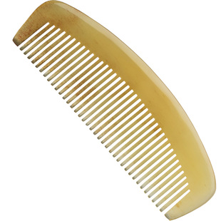 牛角梳子女士专用长发卷发梳家用男士头皮头部经络按摩梳顺发便携