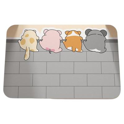 硅藻泥吸水防滑速干脚垫