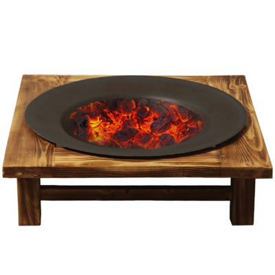木炭柴火家用户外中式烤火盆