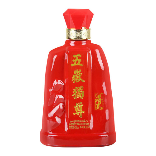 泰山牌 浓香型白酒 42度五岳独尊十年尊享 整箱500ml*6瓶
