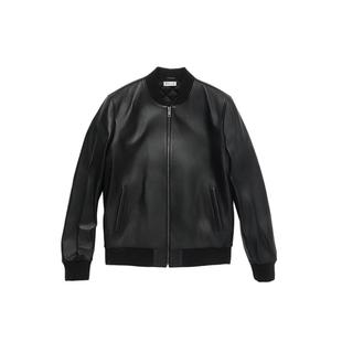 【自营】Bally/巴利秋冬新款时尚男士机车风皮衣夹克外套6313206