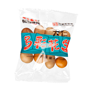 多彩鱼皮花生豆追剧办公室小零食甜原味海苔多味花生米充气小袋装