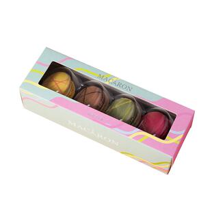 艺诚马卡龙甜点正宗法式手工马卡龙甜品礼盒包装蓝莓香草味 4粒装