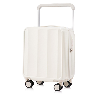 2025新款多功能行李箱女前置开口18寸加厚迷你登机箱可充电旅行箱