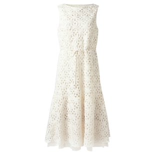 直降5折|歌莉娅绣花连衣裙女夏气质绝美仙女裙无袖裙子