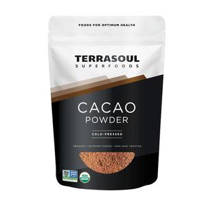 【自营】Terrasoul进口有机生可可粉0添加无糖未碱化巧克力粉454g