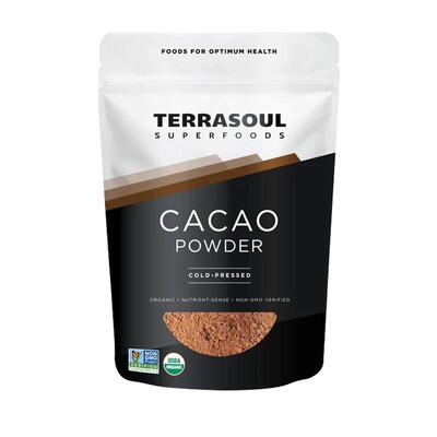 Terrasoul无糖低脂有机生可可粉