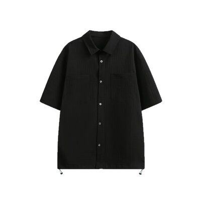 夏上新wtmp设计肌理感短袖衬衫