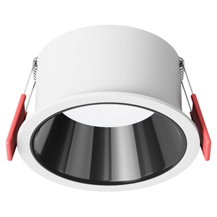 窄边筒灯led嵌入式 孔灯天花灯防眩光极窄边框无主灯射灯三色变光