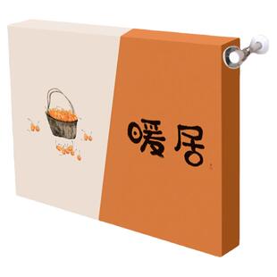 家用防熏墙老式铸铁全包暖气片罩防尘套简约弹力暖气遮挡装饰盖布