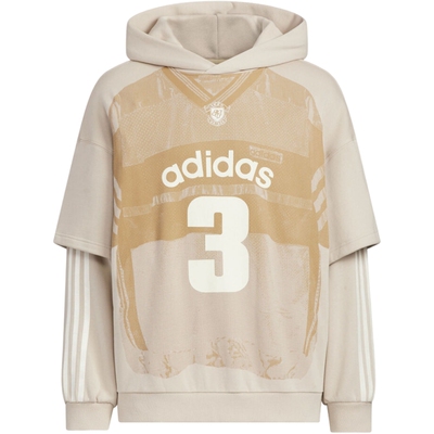 优购adidas阿迪达斯三叶草运动休闲假两件连帽套头衫卫衣男KC2608