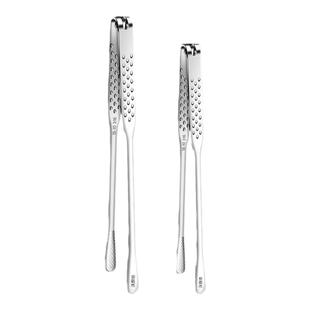 加厚烤肉夹子316不锈钢韩式烤肉专用夹厨房食品夹家用防烫牛排夹